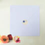 Butterfly Thinking Of You Blue Hydrangea Card, Not 3D, thumbnail 6 of 11
