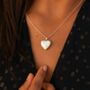 Personalised Sterling Silver Heart Locket With Scroll, thumbnail 8 of 12