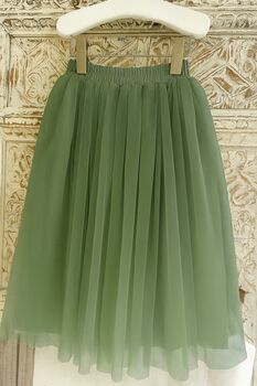 Enchanted Ruffle Tutu In Apple Green, 6 of 11