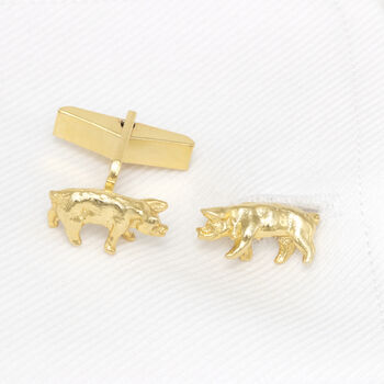 Pig Body Cufflinks, 2 of 2