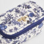 Blue Ditsy Jewellery Box Mini, thumbnail 3 of 5
