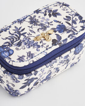 Blue Ditsy Jewellery Box Mini, 3 of 5