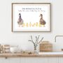 Personalised Duck Family Print, thumbnail 1 of 4