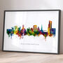 Wolverhampton Skyline Cityscape Art Print, thumbnail 1 of 12