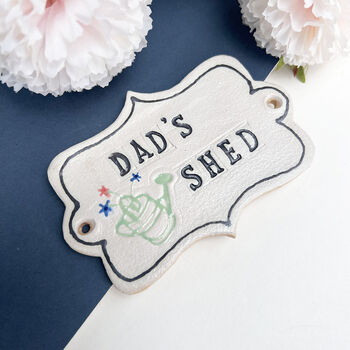 Dad's Ceramic Shed Sign, 2 of 5