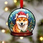 Shiba Inu Dog Tree Decoration, thumbnail 2 of 2
