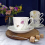 Bee And Spring Flowers China Teacup And Saucer, thumbnail 2 of 11