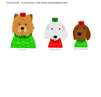 Personalised Dogs In Christmas Jumpers Wrapping Paper, 10 of 10