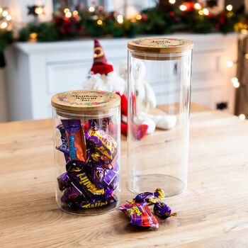 Personalised Christmas Advent Calendar Jar Gingerbread, 2 of 5