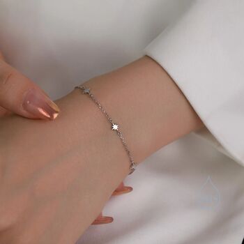 Starburst Bracelet In Sterling Silver, 6 of 9