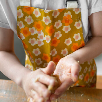 Retro Floral Childrens Apron, 7 of 12