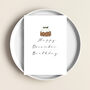 Christmas Pudding Greetings Card Pack Of Two, thumbnail 6 of 6