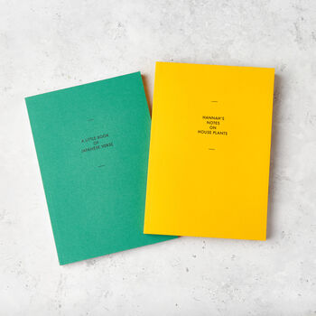 Personalised A5 Faux Leather Notebook, 5 of 11