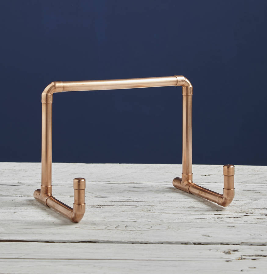 Industrial Copper Piping I Pad /Book Stand By Lime Lace 