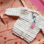Personalised Cardigan For Newborn Baby, thumbnail 9 of 10