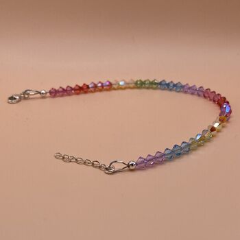 Rainbow S Crystal Bracelet, 2 of 8