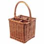 Willow Basket Bottle Carrier, thumbnail 2 of 3