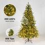 Artificial Pre Lit Christmas Tree Douglas Fir 6ft, thumbnail 2 of 2