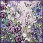 Orchid Garden Floral Cushion With Bees Butterflys And Variations Of Wild Orchids, thumbnail 2 of 4