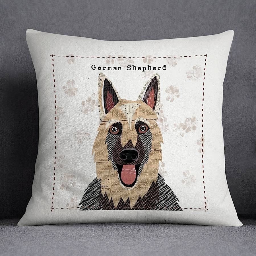 dog cushion personalised