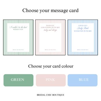 Bridesmaid Gift Pearl Earrings With Message Card, 5 of 5