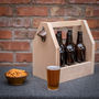 Six Bottle Personalised Beer Caddy, thumbnail 3 of 6