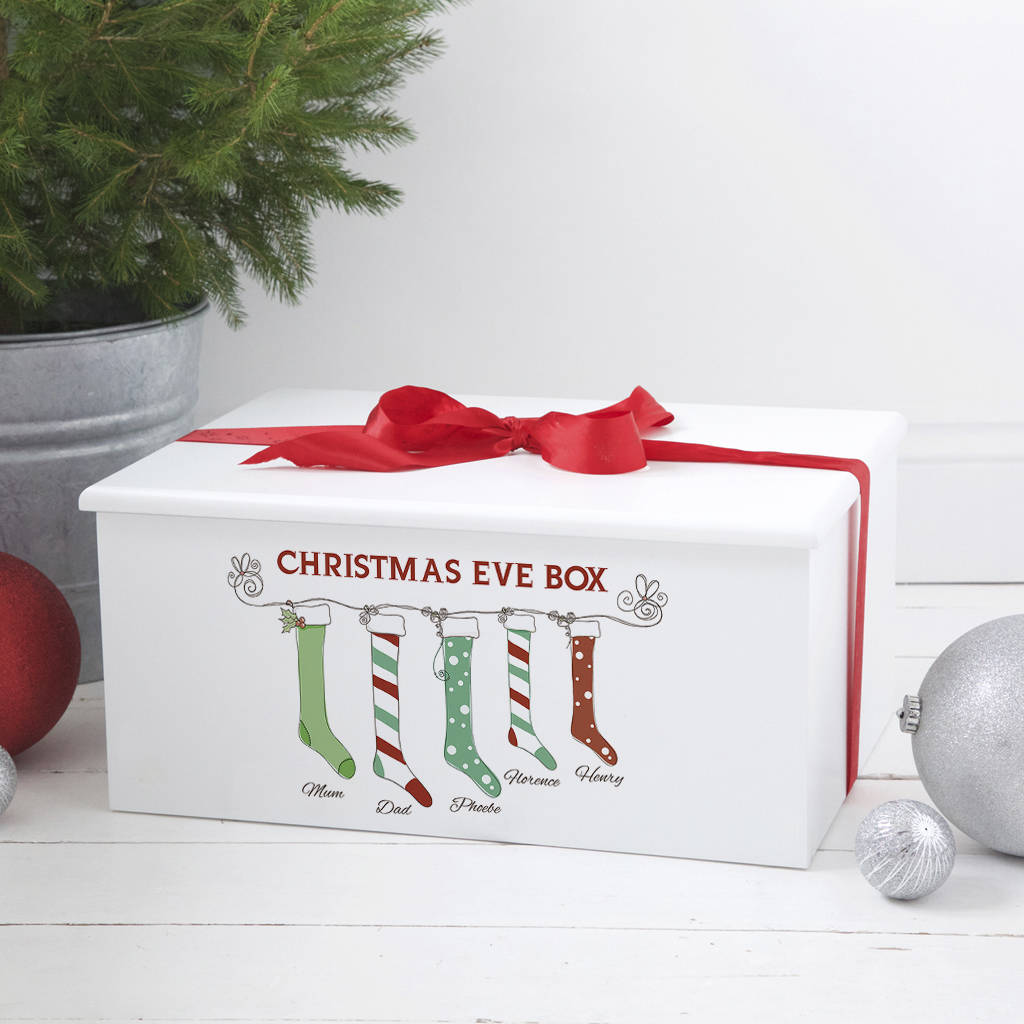 Family Christmas Eve Box By Keepsakes4u By Picture Proud Ltd  notonthehighstreet.com