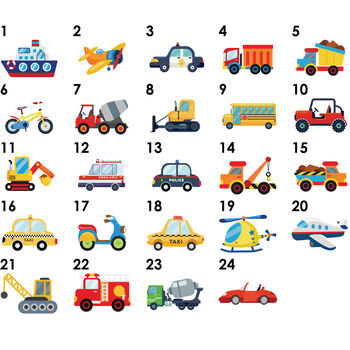 Personalised Kids Name Transportation Vehicle Wall Hook, 5 of 9