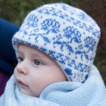 Personalised Knitted People Baby Blanket, 5 of 7