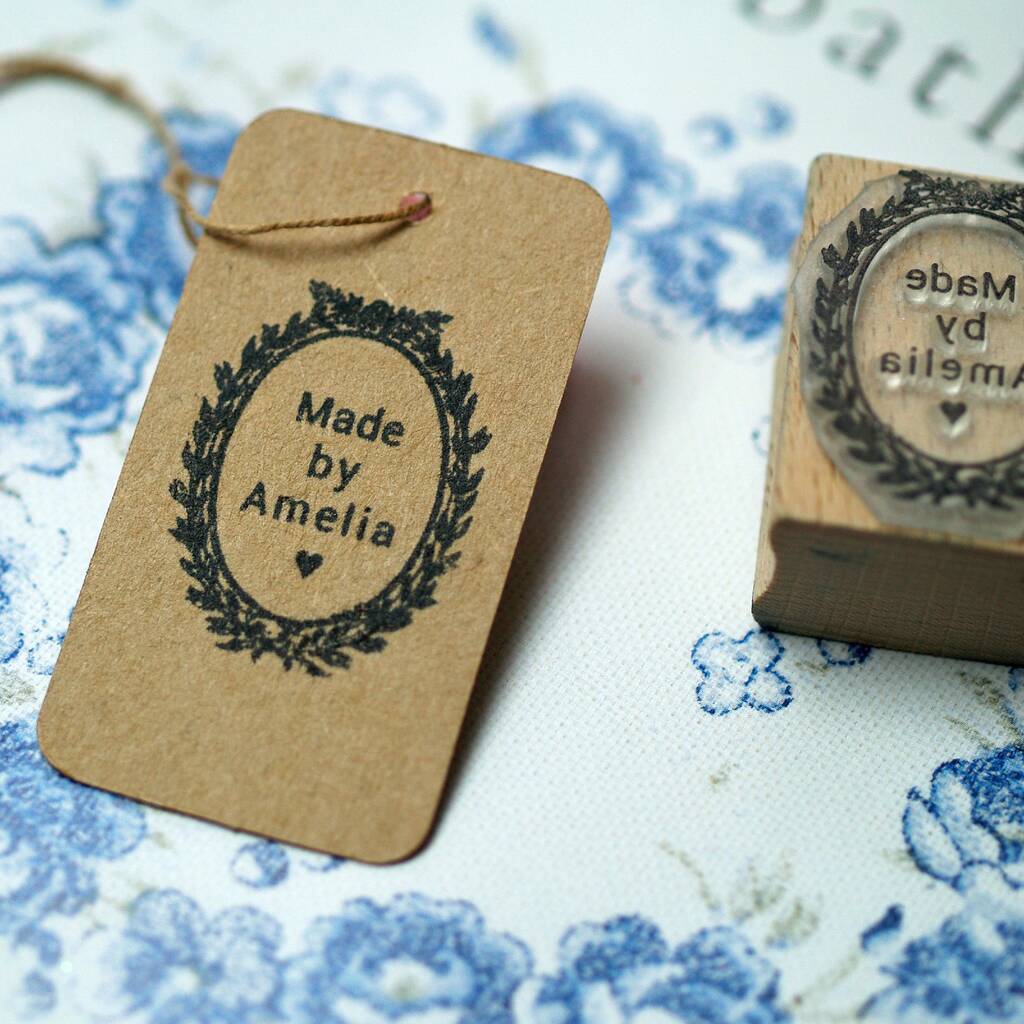 Crafters Gift Personalised Rubber Stamp By Pretty Rubber Stamps
