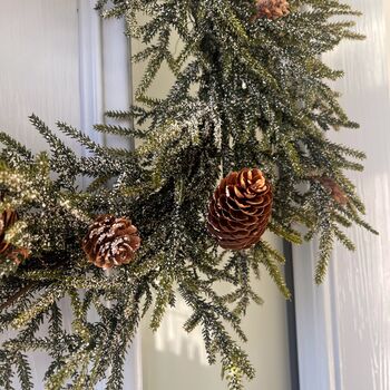 Christmas Frosted Woodland Wreath, 5 of 6