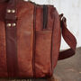 Personalised Leather Holdall With Zipped Pockets, thumbnail 5 of 11