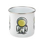 Personalised Astronaut Enamel Camping Mug, thumbnail 2 of 4
