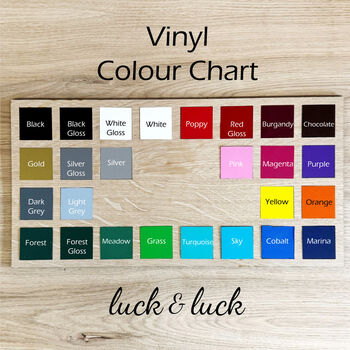 Personalised Wedding Welcome Mirror Vinyl Sticker Decal, 5 of 5