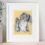 Personalised Pet Dog Lover Portrait, thumbnail 5 of 12