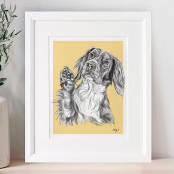 Personalised Pet Dog Lover Portrait, 5 of 12