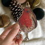Christmas Robin Wooden Decoration Keepsake, thumbnail 1 of 4