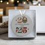 Personalised Ceramic Christmas Tree Bauble In Various Designs, thumbnail 1 of 9