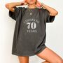Personalised Cheers To 70 Years T Shirt, thumbnail 1 of 12