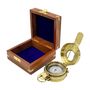 Personalised Brass British Army Prismatic Marching Compass, thumbnail 9 of 12