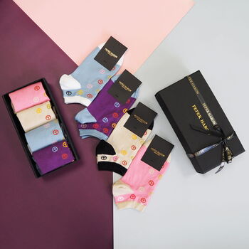 Peace Women’s Trainer Socks Gift Box, 3 of 7