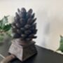Cast Iron Pine Cone Christmas Stocking Holder Xmas Decor, thumbnail 4 of 10