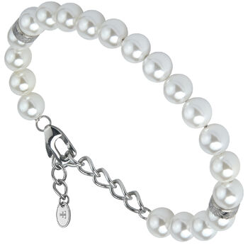 Men's Adjustable Pearl Bracelet, 4 of 9