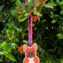 French Bulldog Hanging Wooden Christmas Decoration, thumbnail 5 of 6