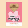 Happy Valentine’s Day Little Pocket Hug – Romantic Wooden Heart Keepsake, thumbnail 1 of 3