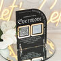 Modern Arch 3D Acrylic Branded Business Qr Code Sign, thumbnail 1 of 9