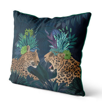 Hot House Leopard Decorative Cushions, 3 of 4