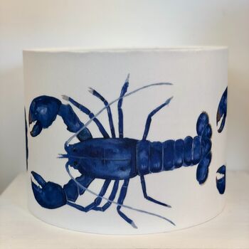 Blue Lobster Cornwall Handmade Shade, 2 of 4