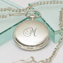 Personalised Script Initial Pocket Watch, thumbnail 4 of 7