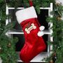 Personalised Dog Treats Christmas Stocking, thumbnail 1 of 3